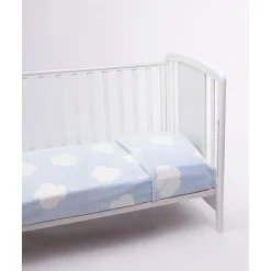 Manta de forro polar azul