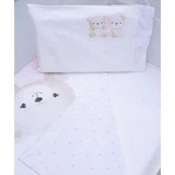 Manta de Verano para Cuna con Ositos (Niña)