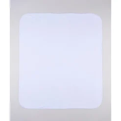 Manta interlock blanca con ositos para recién nacido