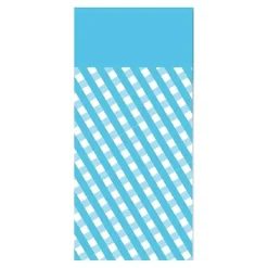 Mantel cuadros azules