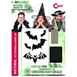 Maquillaje natural con plantillas Halloween