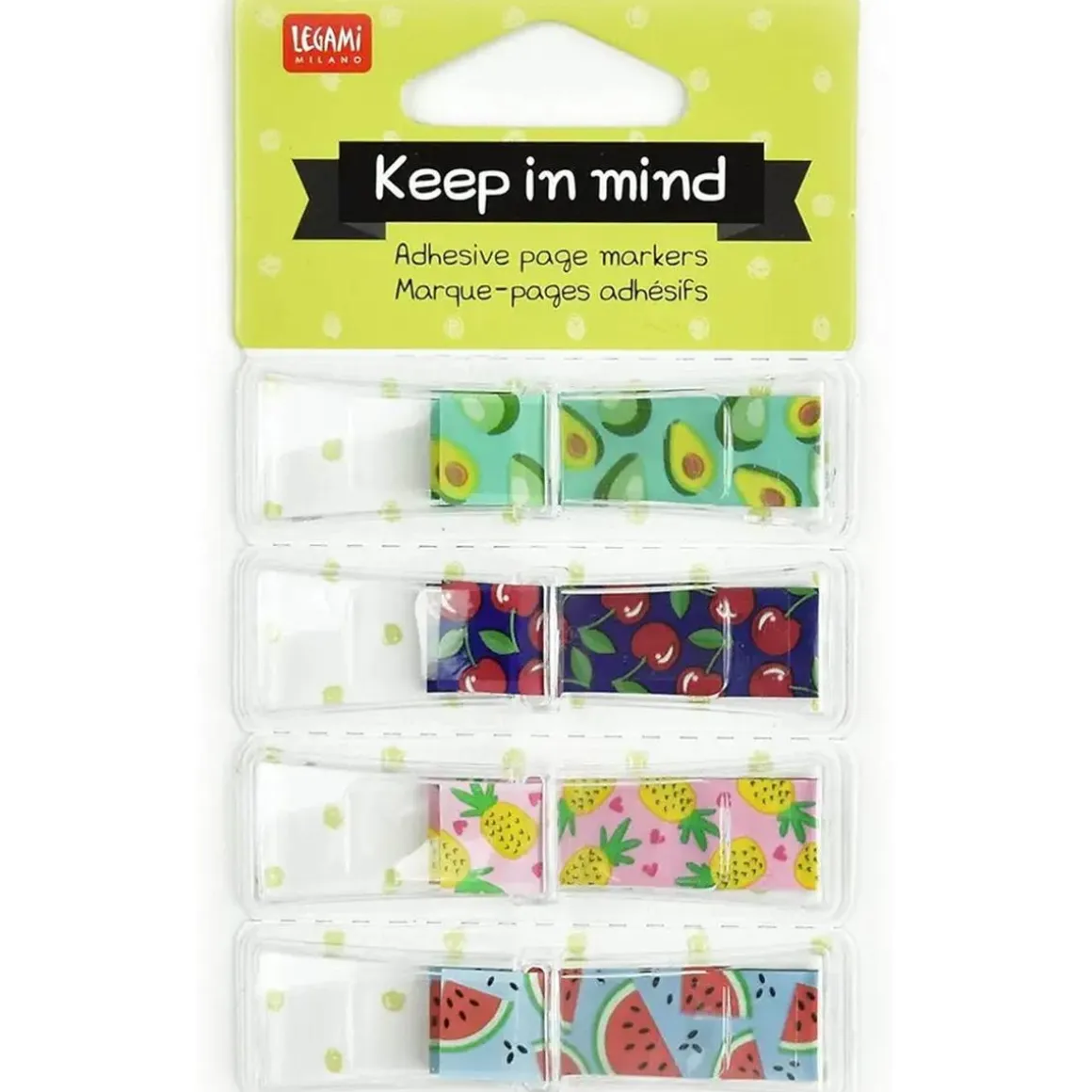 Marcador de página adhesivo con tema de frutas ㅤ