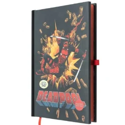 Marvel - Cuaderno A5 con luz Deadpool