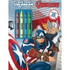Marvel - Los Vengadores - Libro de actividades para colorear con ceras: Los Vengadores ㅤ
