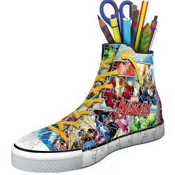 Marvel - Puzzle 3D Sneaker Avengers, 108 piezas ㅤ