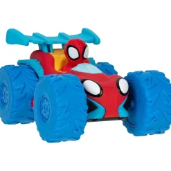 Marvel - Spidey - Vehículo motorizado trepa obstáculos ㅤ