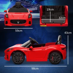 Maserati Gran Turismo Folgore eléctrico Rojo