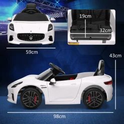 Maserati Gran Turismo Folgore eléctrico Blanco