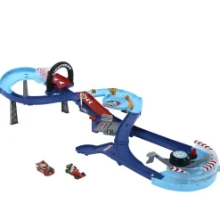Mattel - Cars - Set de pistas y vehículos Global Racers pista de salto