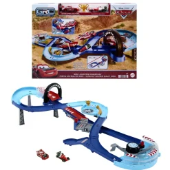 Mattel - Cars - Set de pistas y vehículos Global Racers pista de salto