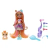 Mattel - Enchantimals - Muñeca guepardo Glam Party con accesorios para peinar y mascota ㅤ