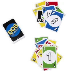 Mattel - Juego de cartas Dos segunda edición familiar de mesa ㅤ