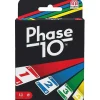 Mattel - Juego de cartas Phase 10 inspirado en Rummy para fases familiares ㅤ