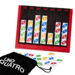 Mattel - Juego de mesa y cartas UNO Quatro