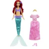 Mattel - Muñeca sirena a princesa Ariel Disney ㅤ