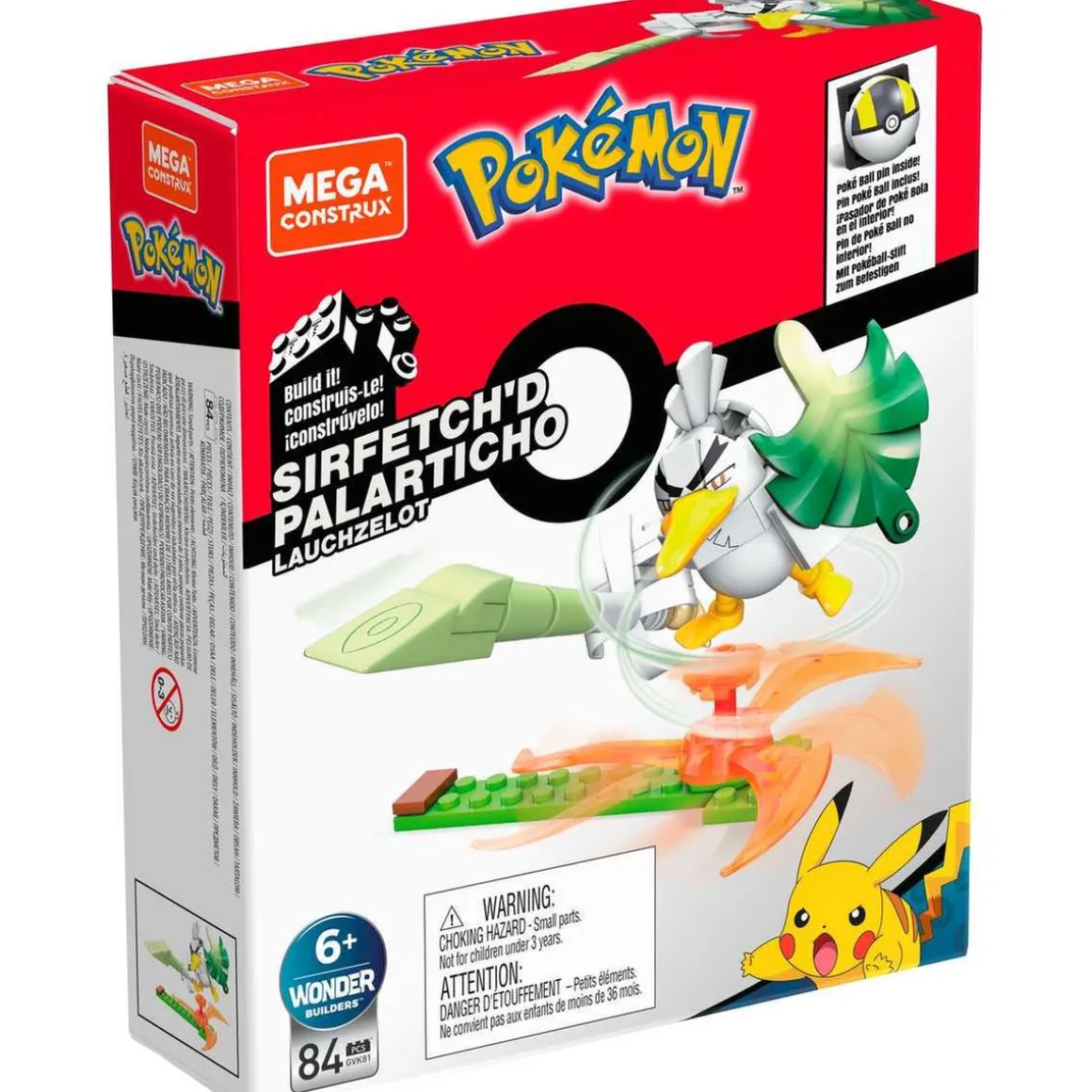 Mattel - Pokemon - Construcción Mega Pokemon: Set de adaptadores y figuras (Varios modelos) ㅤ