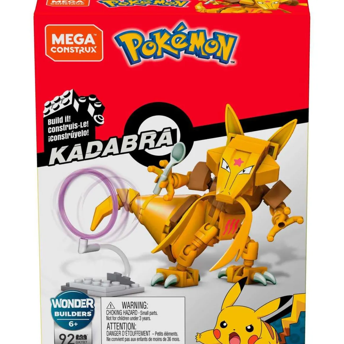 Mattel - Pokemon - Construcción Mega Pokemon: Set de adaptadores y figuras (Varios modelos) ㅤ