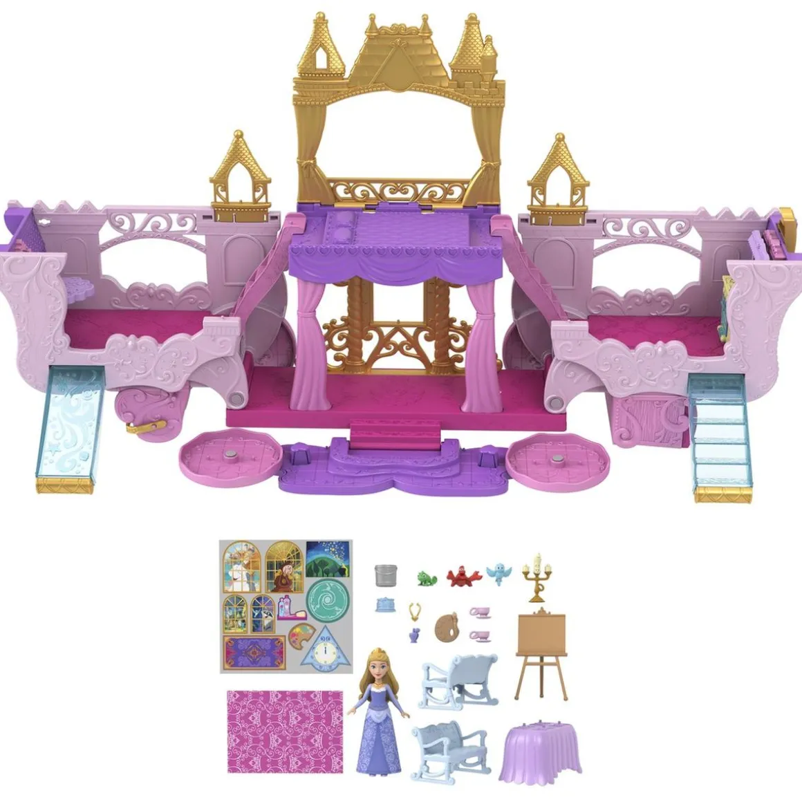 Mattel - Princesas Disney - Castillo carroza set de juego