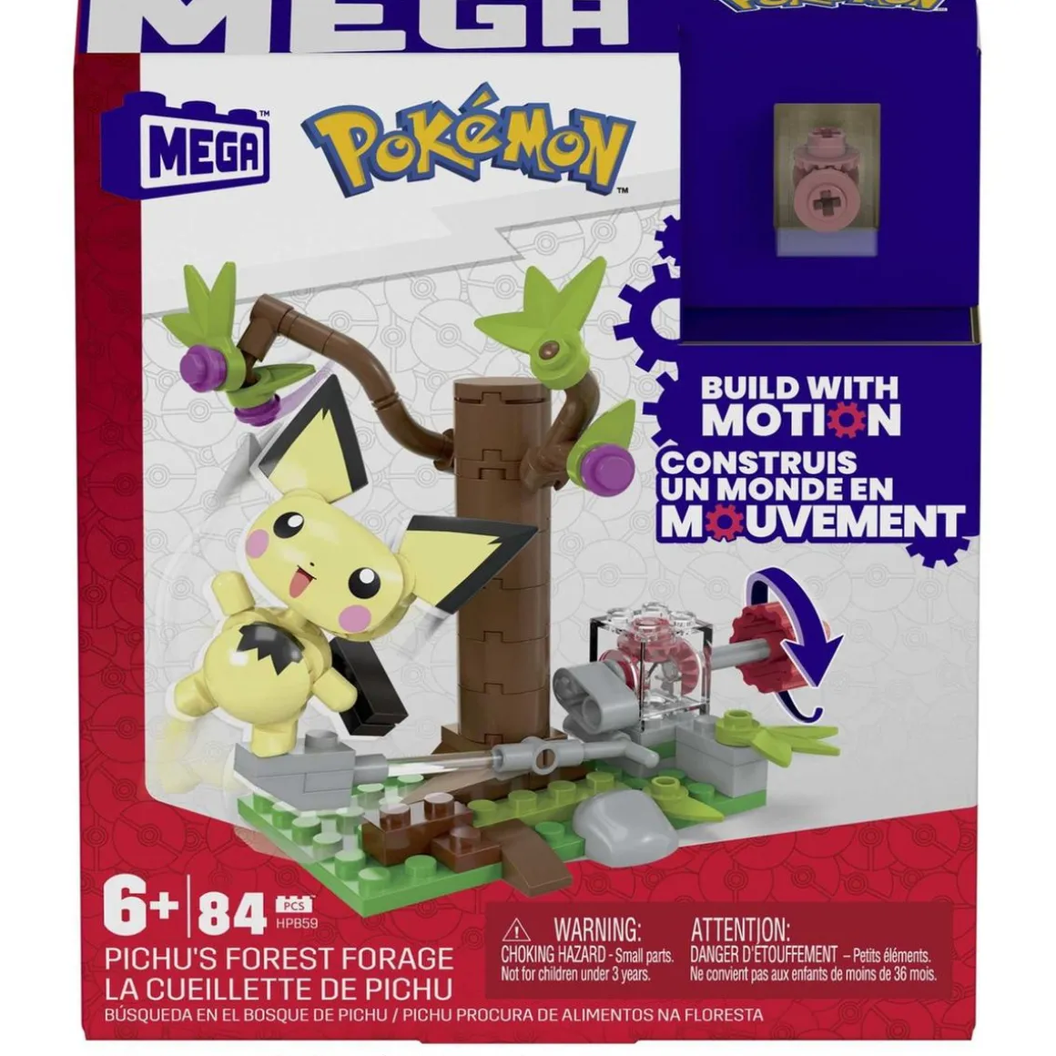 Mega Bloks - Pokemon - Kit Construcción Búsqueda en el Bosque ㅤ