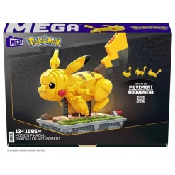 MEGA Pokémon - Juego de construcción Pikachu en movimiento