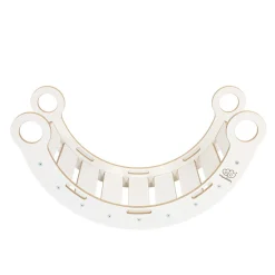 MeowBaby - Mecedora Infantil de Madera Blanca “Medium Dream Rocker White Wood”