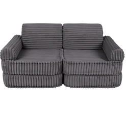 MeowBaby - Sofá Infantil Churros Pocket Plus Color Gris Jurassic