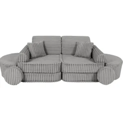 MeowBaby - Sofá Infantil Churros Pocket Max Color Gris Moon Dust