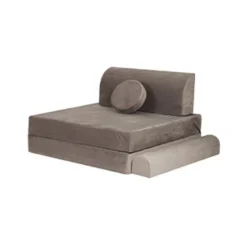 MeowBaby - Sofá Premium infantil gris