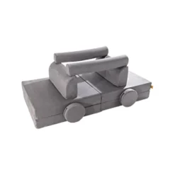 MeowBaby - Sofá Premium infantil gris