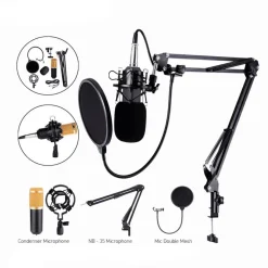 Micrófono condensador profesional BMKLACK 800