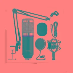 Micrófono condensador profesional BMKLACK 800