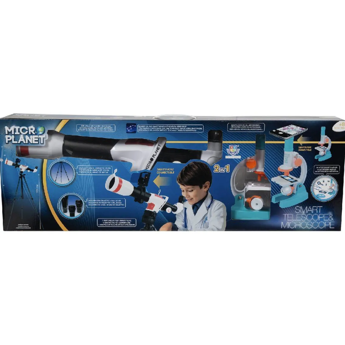 Micro Planet - Microscopio y Telescopio inteligentes conectables