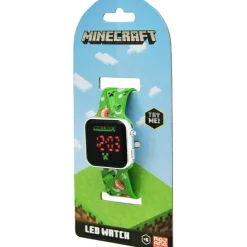 Minecraft - Reloj LED digital estilo Minecraft, multicolor ㅤ