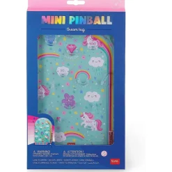 Mini pinball portátil tema unicornio ㅤ