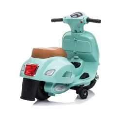 Mini Vespa verde oliva 6V