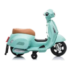 Mini Vespa verde oliva 6V