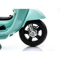 Mini Vespa verde oliva 6V