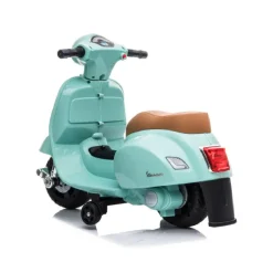 Mini Vespa verde oliva 6V