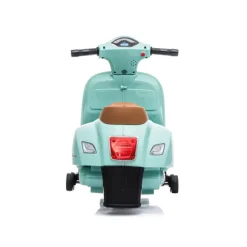 Mini Vespa verde oliva 6V