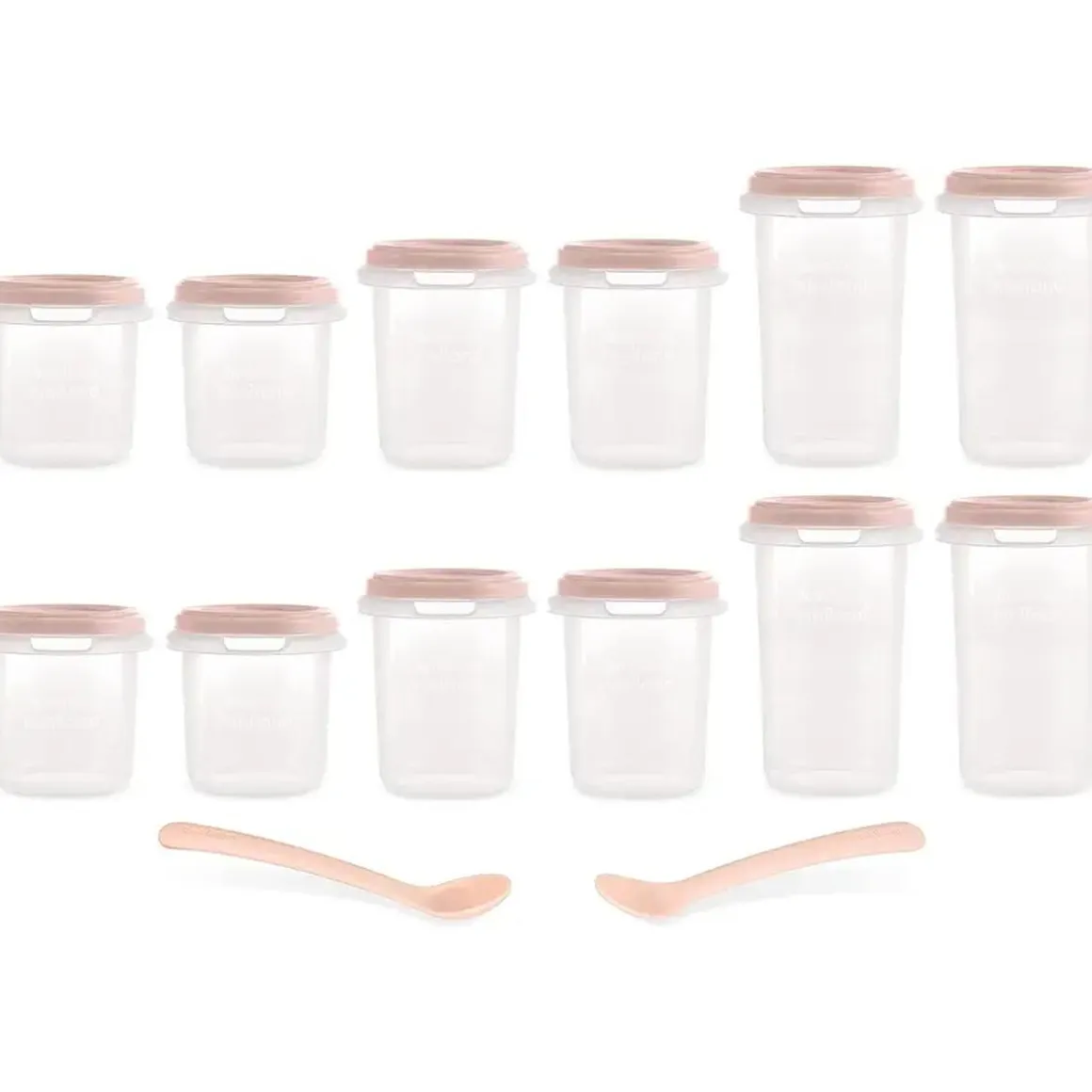 Miniland - Pack 12 Recipientes Hermetizados Multiuso ㅤ