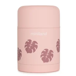 Miniland - Termo para sólidos 600 ml Thermy Leaves