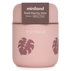 Miniland - Termo para sólidos 280 ml Thermy Mini Leaves