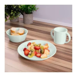 Miniland - Vajilla infantil Round menta