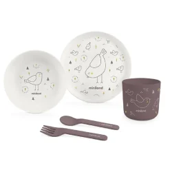 Miniland - Vajilla Naturmeal pollito