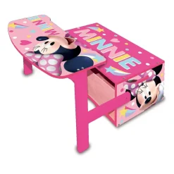 Minnie Mouse - Banco, pupitre y caja de juguetes 3 en 1