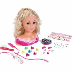 Miss Fashion - Busto para peinar y maquillar con accesorios