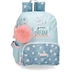 Mochila escolar live your dreams azul