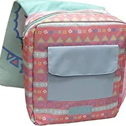 Mochila infantil de peluche con diseño de llamas felices