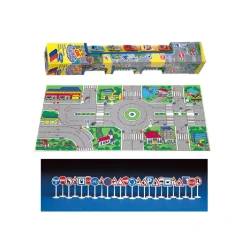 Molto - Tapíz de tráfico y base ciudad con coches y señales