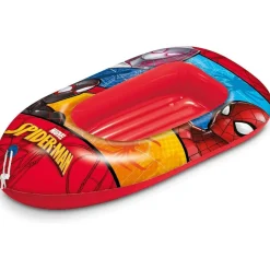 Mondo - Barca hinchable Spider-Man para playa y piscina 112 cm ㅤ